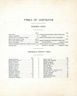 Table of Contents, Ringgold County 1915 Ogle